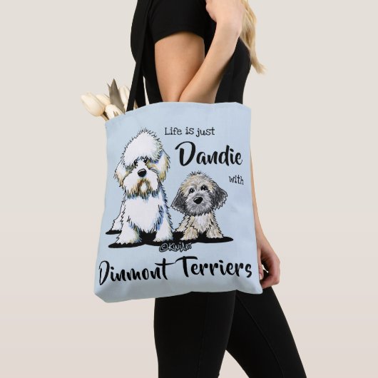 Dandie Dinmont Terriers Tote Bag (Dichtbij)
