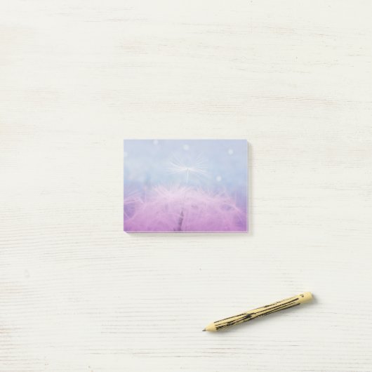 Dandilion Seed Post It Note Pad (Op bureau)
