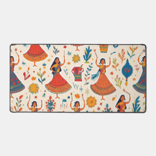 Dandiya Nights Seamless Pattern – Indiaas festival Bureaumat