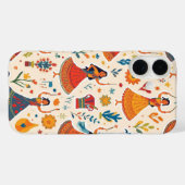 Dandiya Nights Seamless Pattern – Indiaas festival Case-Mate iPhone Case (Achterkant (horizontaal))