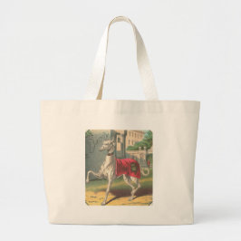 Dandy - Antiek signaaletiket - Greyhound - Canvas Grote Tote Bag