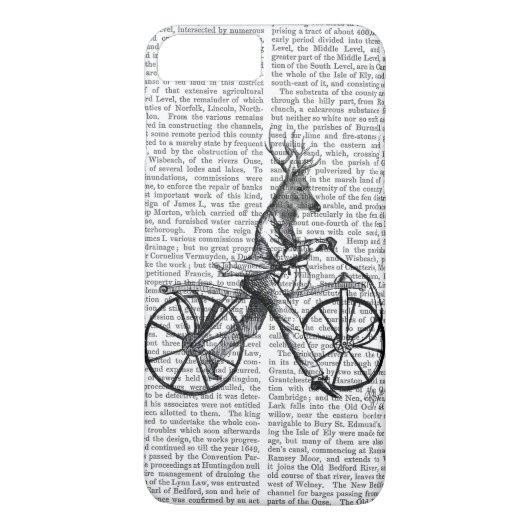 Dandy Deer op de  fiets Case-Mate iPhone Case (Achterkant)