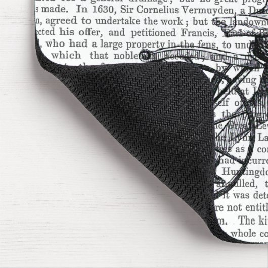 Dandy Deer op de fiets Muismat (Hoek)