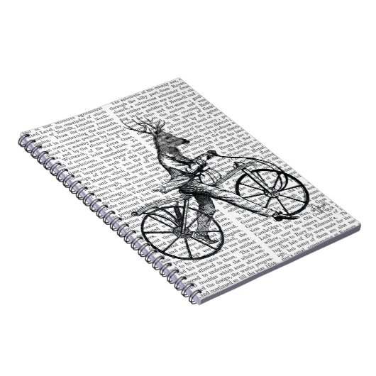 Dandy Deer op de fiets Notitieboek (Rechterzijde)