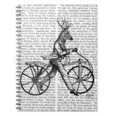 Dandy Deer op de  fiets Notitieboek (Voorkant)