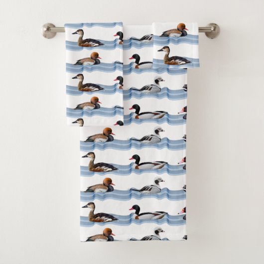 Dandy Ducks Bathroom Towel Set Bad Handdoek (Insitu)