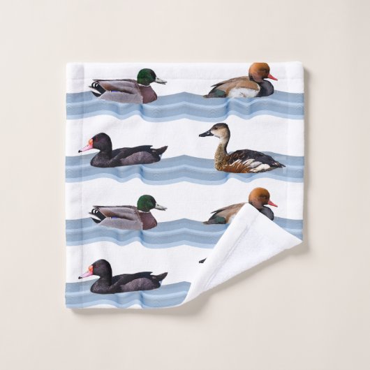 Dandy Ducks Bathroom Towel Set Bad Handdoek (Wasdoekje)