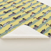 Dandy Ducks Sherpa Dekbed (Geel) Deken (3/4)