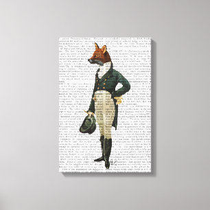 Dandy Fox Full Canvas Afdruk