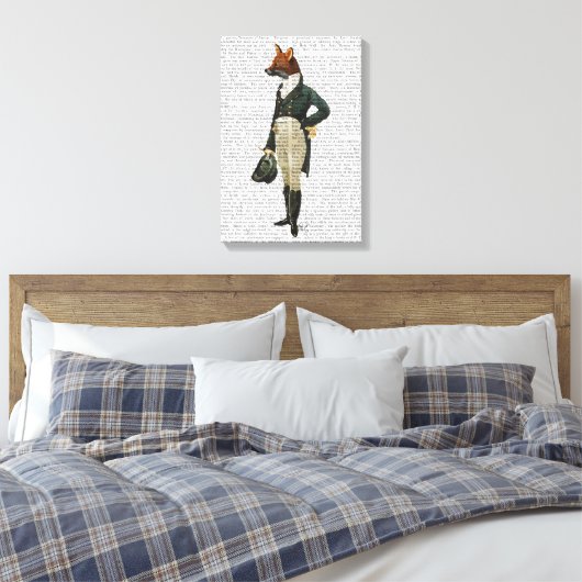 Dandy Fox Full Canvas Afdruk (Insitu (Slaapkamer))