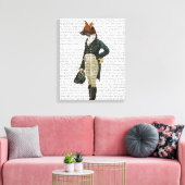 Dandy Fox Full Canvas Afdruk (Insitu (Woonkamer))
