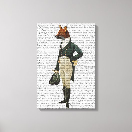 Dandy Fox Full Canvas Afdruk (Voorkant)