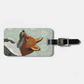 Dandy Fox Portrait 2 Bagagelabel (Voorkant horizontaal)