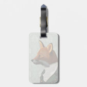 Dandy Fox Portrait 2 Bagagelabel (Achterkant verticaal)