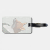 Dandy Fox Portrait 2 Bagagelabel (Achterkant horizontaal)