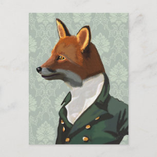 Dandy Fox Portrait 2 Briefkaart