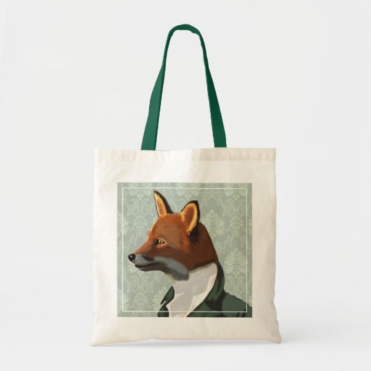 Dandy Fox Portrait 2 Tote Bag (Voorkant)