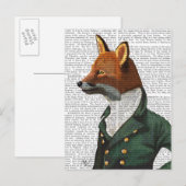 Dandy Fox Portrait Briefkaart (Voorkant / Achterkant)