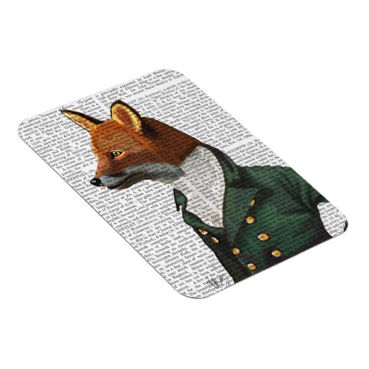 Dandy Fox Portrait Magneet (Rechterzijde)