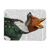 Dandy Fox Portrait Magneet (Horizontaal)