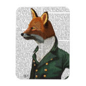 Dandy Fox Portrait Magneet (Verticaal)