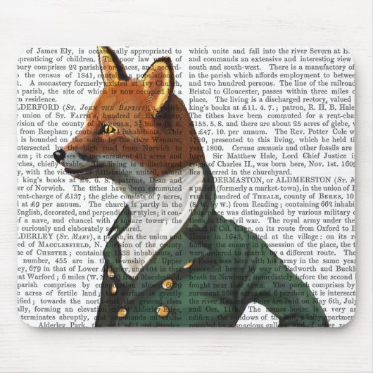 Dandy Fox Portrait Muismat (Voorkant)