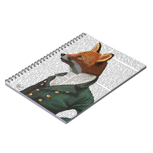 Dandy Fox Portrait Notitieboek (Linkerzijde)