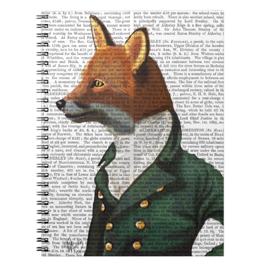 Dandy Fox Portrait Notitieboek (Voorkant)