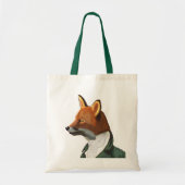 Dandy Fox Portrait Tote Bag (Voorkant)