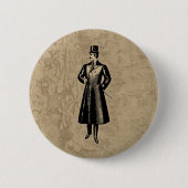 Dandy Gent Ronde Button 5,7 Cm (Voorkant)