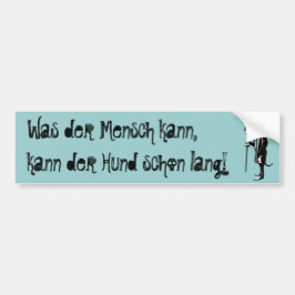 Dandy Great Dane gepersonaliseerd Bumpersticker