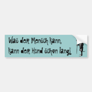 Dandy Great Dane gepersonaliseerd  Bumpersticker