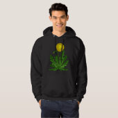 DANDY LION Dandelion FUNNY SURREAL GARDEN WEED ZO Hoodie (Voorkant volledig)