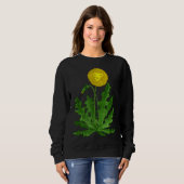 DANDY LION Dandelion FUNNY SURREAL GARDEN WEED ZO Trui (Voorkant volledig)