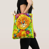 dandy lion print tote bag (Dichtbij)