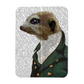 Dandy Meerkat Portrait Magneet (Verticaal)