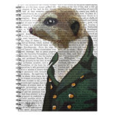 Dandy Meerkat Portrait Notitieboek (Voorkant)