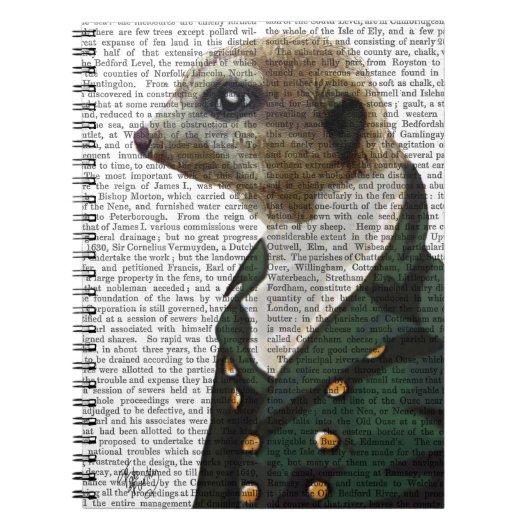 Dandy Meerkat Portrait Notitieboek (Voorkant)