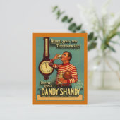 DANDY SHANDY Beverage Ad  Adverteren Re~PC Briefkaart (Staand voorkant)