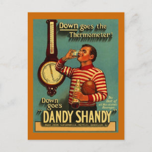 DANDY SHANDY Beverage Ad  Adverteren Re~PC Briefkaart
