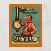 DANDY SHANDY Beverage Ad  Adverteren Re~PC Briefkaart (Voorkant)