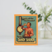 DANDY SHANDY Beverage Ad  Adverteren Re~PC Briefkaart (Staand voorkant)