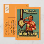 DANDY SHANDY Beverage Ad  Adverteren Re~PC Briefkaart (Voorkant / Achterkant)
