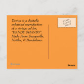 DANDY SHANDY Beverage Ad  Adverteren Re~PC Briefkaart (Achterkant)