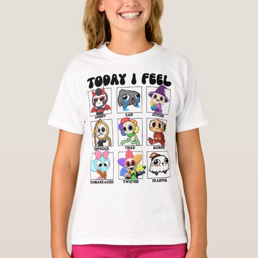 Dandy's wereld vandaag voel ik me t-shirt (Voorkant)