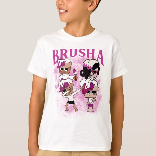 Dandy's World Brusha | Grappige Dandys World Toon T-shirt (Voorkant)