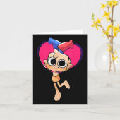 Dandys World Goob pluche hart voor verjaardag en d Kaart (Gele Bloem)