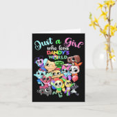 Dandys World Kostuummeisjes _ Meisje dat van Dandy Kaart (Gele Bloem)