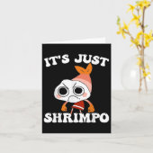 Dandys World Pebble _ Het is gewoon Shrimpo Kinder Kaart (Gele Bloem)