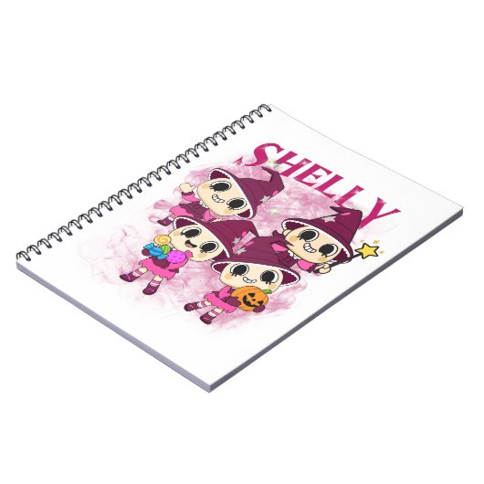 Dandy's World School Shelly Notebook  Notitieboek (Linkerzijde)